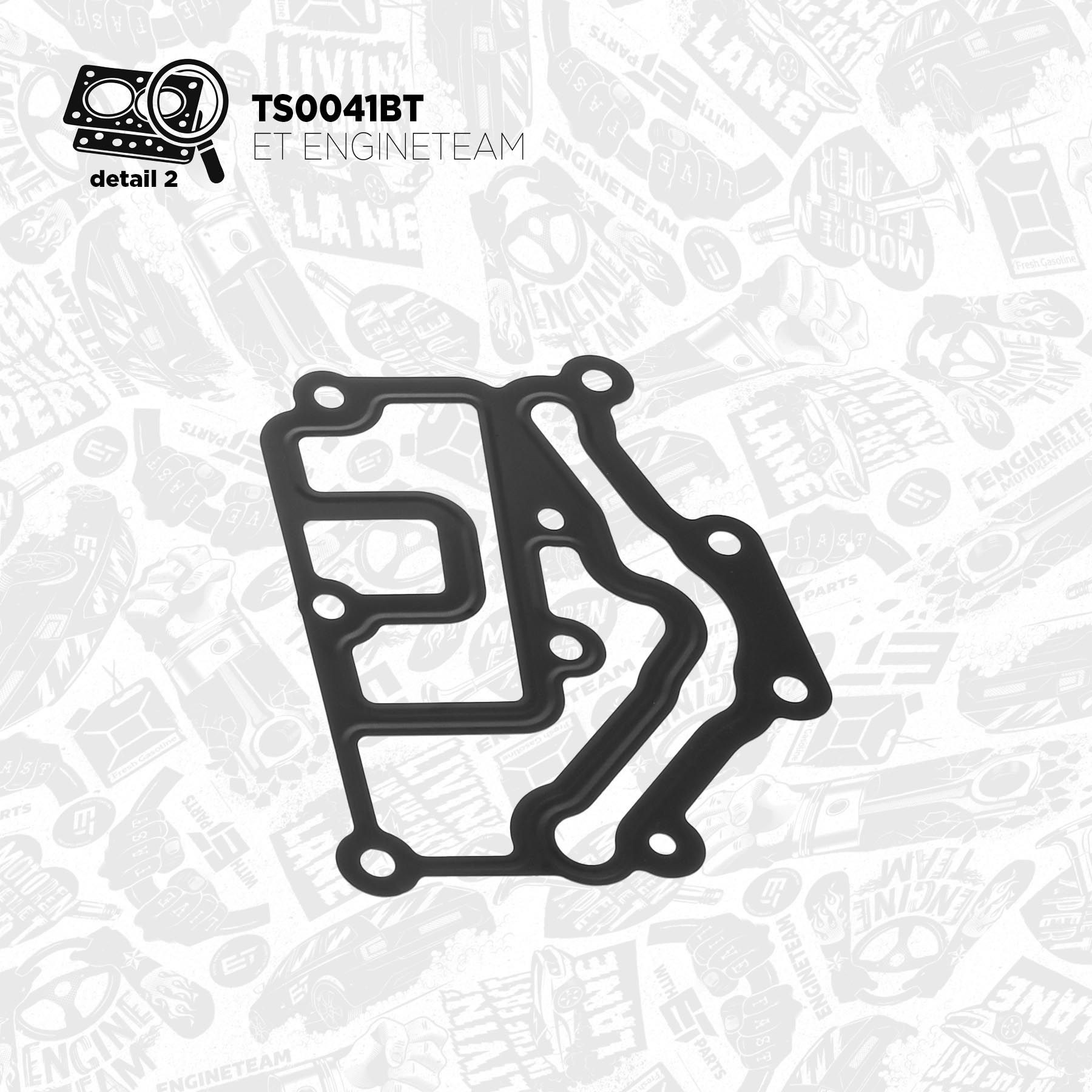 TS0041BT ET Engineteam Комплект прокладок двигуна, верхній